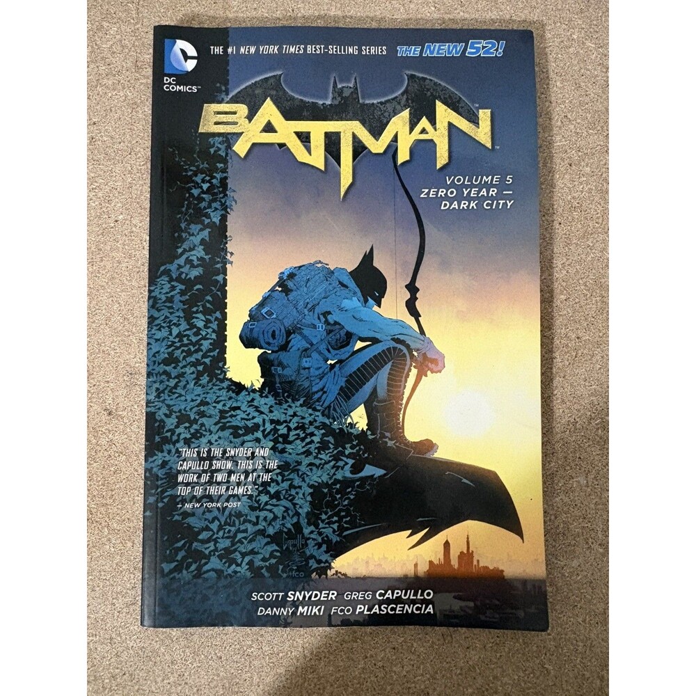 Batman Vol 5 Zero Year - Dark City Graphic Novel Snyder Capullo DC Comics